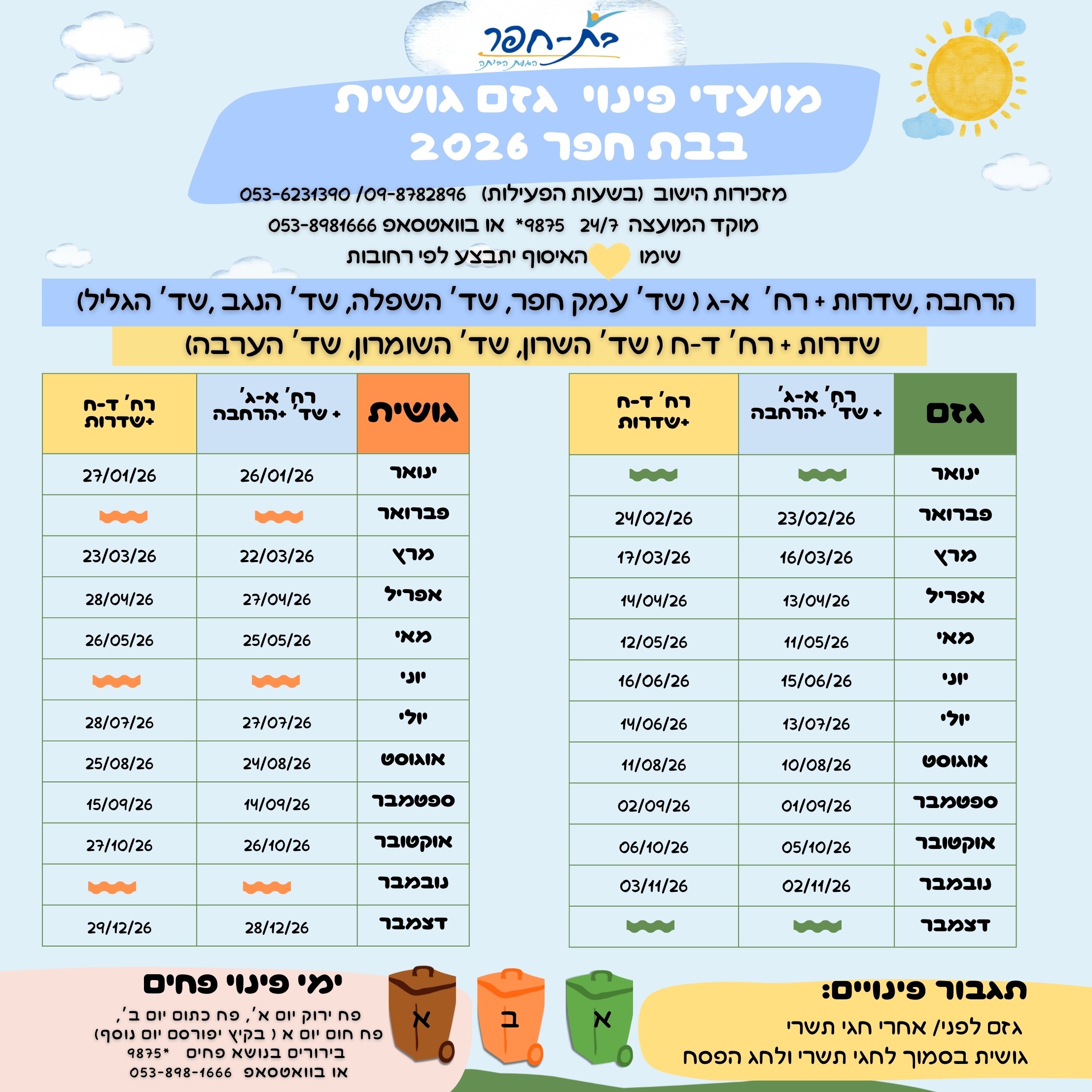 גזם גושית בת חפר 2026